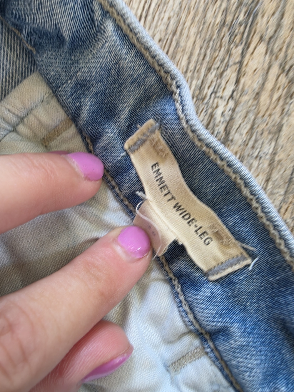 Madewell Emmett WideLeg Crop Jeans Light Blue Wash Sz 26 - Picture 6 of 6